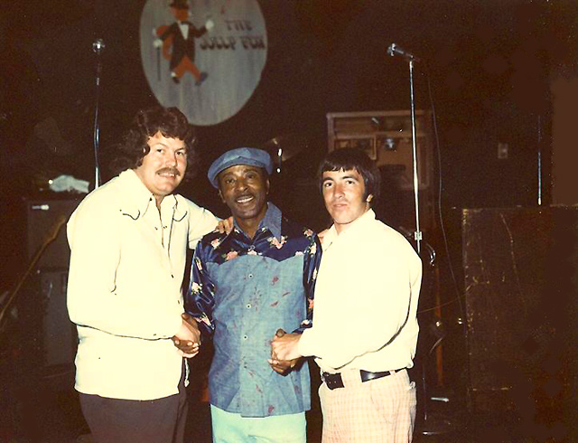 Joe Pope (of The Tams) Flanked By Eddie Middleton & Bobby Joiner